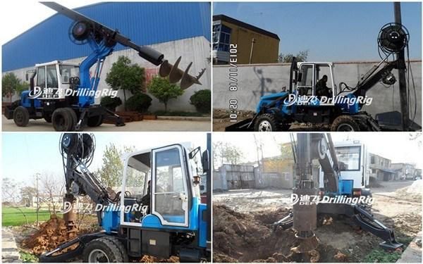 Dfr-20c Mini Hydraulic Pile Driver Machine for 20m Depth