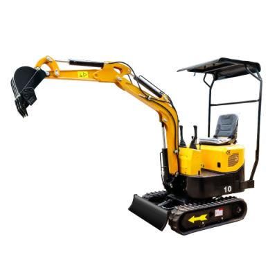 China Supplier Chinese New Pilot Valve Operation Water Cooled Diesel Engine Mini Digger Excavator with Rotary Arm