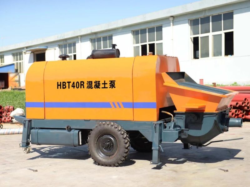 China Snay 41cbm/H 49kw Full Hydraulic System Diesel Trailer Pump Hbt4008c-5I