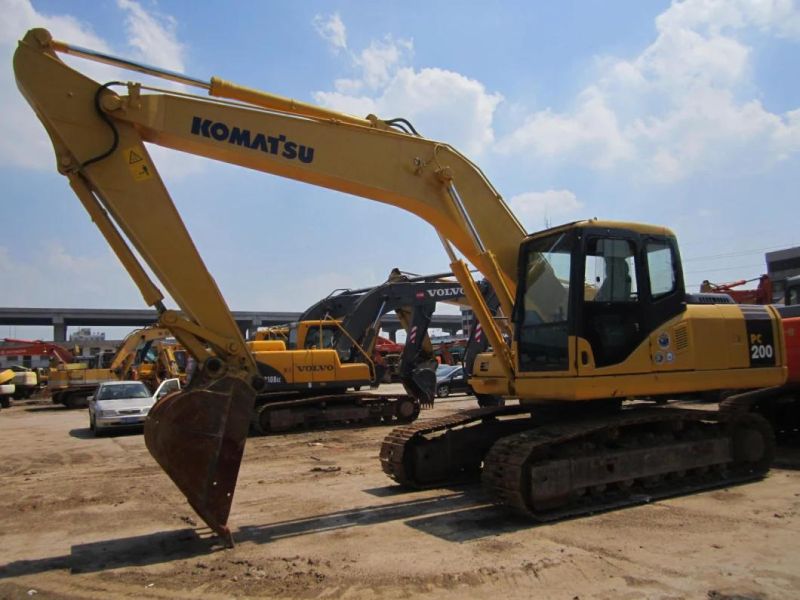 High Quality Excavators Used Komatsu PC200-7, Used Komatsu PC200-7 Hydraulic Excavator for Sale