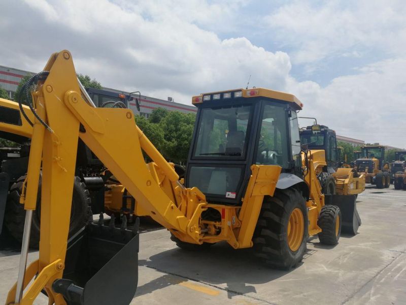 Mini 4X4 Backhoe Excavator Loader Four-Wheel Drive Hydraulic Backhoe Loader for Sale