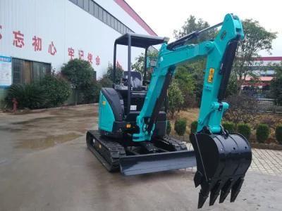 1.8t 2t 2.5t 3t Miniexcavadora Hydraulic Yanmar Engine Mini Excavator Zero Tail