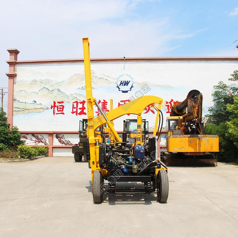 Hydraulic Traffic Crash Barrier Installation Machine