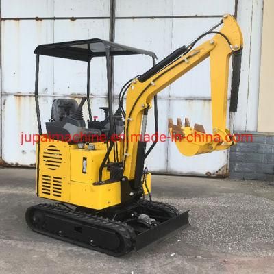 Cheaper Mini Excavator 0.8 Ton 1 Ton 1.2 Ton 1.7ton Small Excavator Free Bucket Micro Digger Machine Excavator