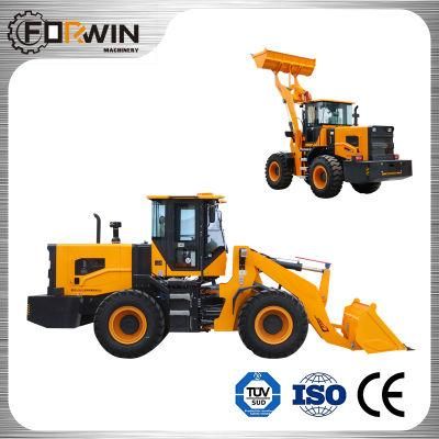 High Standard Construction Machinery Equipment Small Front End Shovel 2.5 Ton Compact Bucket Hydraulic Mini Wheel Loader Fw958A with CE