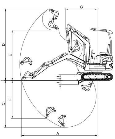 ACTIVE AL8016 1.6ton Mini Excavators with Quick Hitch For Sale