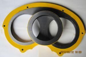 Sany Concrete Pumping Spare Part, Carbide and Hardfacing Welded Spectacle Wear Plate Insert and Wear Cutting Ring (DN180, DN200, DN230)