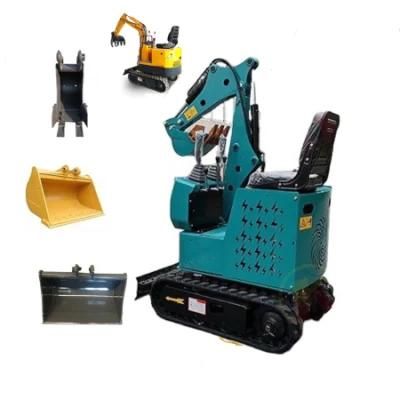 New Design Electric Mini Excavator 0.8 Ton Lithium Battery Use Indoors Decoration