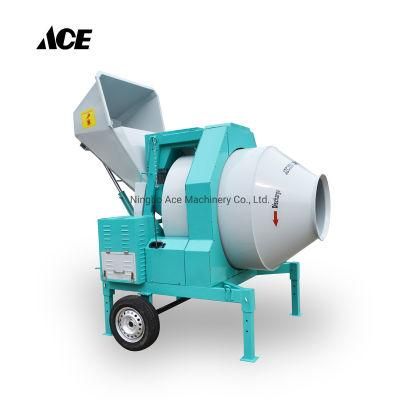 Jzc350-Dht Reversing Concrete Mixer Hydraulic Tipping Hopper