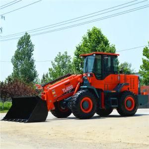 4 Tons 1.8 Cubic Tl4000 Small Front End Wheel Loader with Quick Hitch
