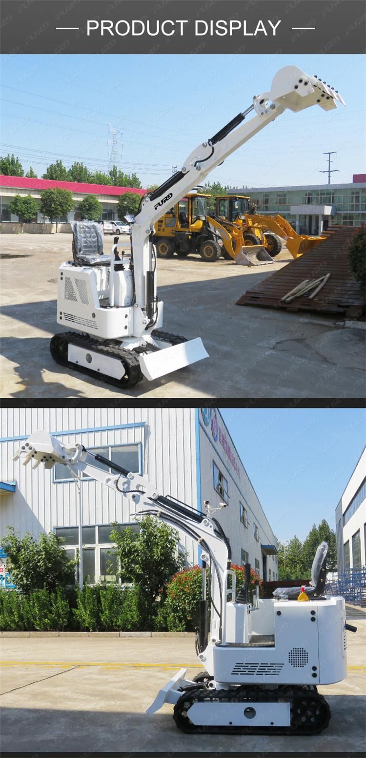 1 Ton Mini Excavator Machine China Cheap Mini Excavator Fwj-900