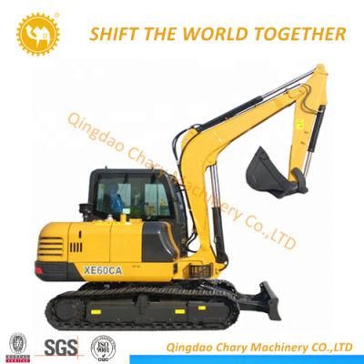 Official Manufacturer Xe60c New Mini Hydraulic Excavator