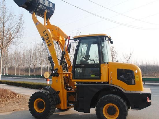 Lutong Mini Front Wheel Loader 1.2 Ton Lt918