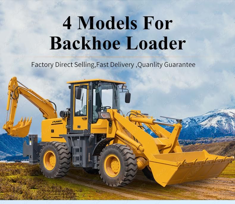 Different Types Backhoe Loader Excavator Loaders with Multi Function