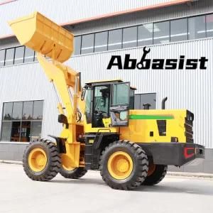 zl28 2.8ton Red Truck Front Loader Radlader wheel loader with Snow blower