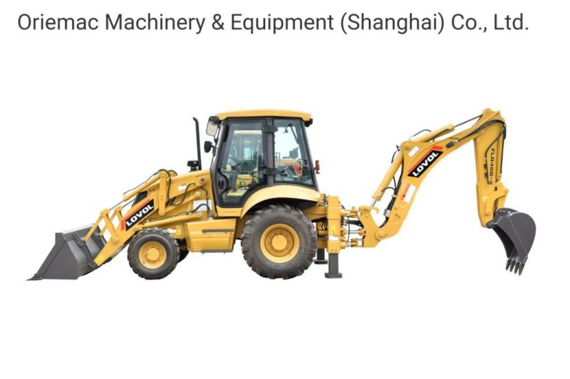 China Hot Backhoe 1m3 Loading Digger Flb468-II Skid Steer Backhoe for Sale