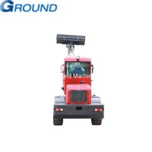 GM1600T Telescopic boom wheel loader with quick hitch to change to other attachment