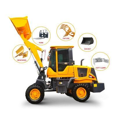 Factory Europe 1.6ton Chinese Small Compact Garden Farm Tractor Front End Mini Wheel Loader with CE Proved