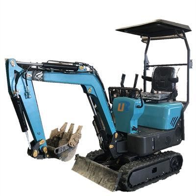 1000kg Mini Excavator China Small Digger with Side Swing Arm