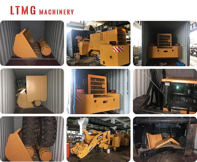 Ltmg 7ton Wheel Loader with Joystick and Air Conditioner
