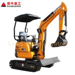 1.8 Ton Mini Excavator Rhinoceros Xn18 China Mini Excavator Machine