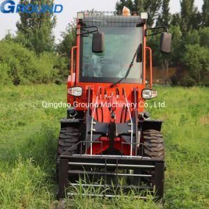 1ton bucket mini front end wheel loader with Changhcai 490 Engine for engineering project