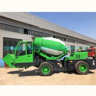 2.6cbm Mini Self Loading Mobile Concrete Cement Mixer Construction Mixing Machine Machinery Truck