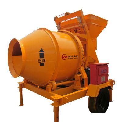 Minrui Jzc350 280L 350L Cement Self-Loading Concrete Mixer