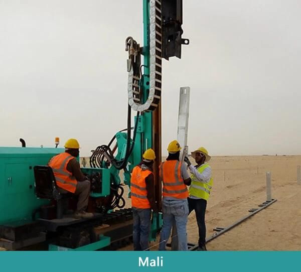 Hfpv-1A Multifunctional Photovoltaic Drilling Rig to Drive Solar Spiral Pile