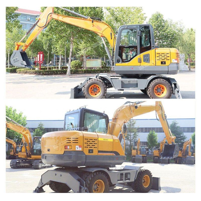 CE/EPA Hydraulic Backhoe 8 Ton Excavator for Southeast Market