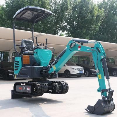 Te12plus CE EPA Mini Digger Crawler Small Excavator Micro Excavator Loader