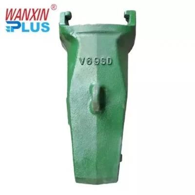 Construction Machinery Fork Loader Spare Part Casting Steel Bucket Tooth V69SD