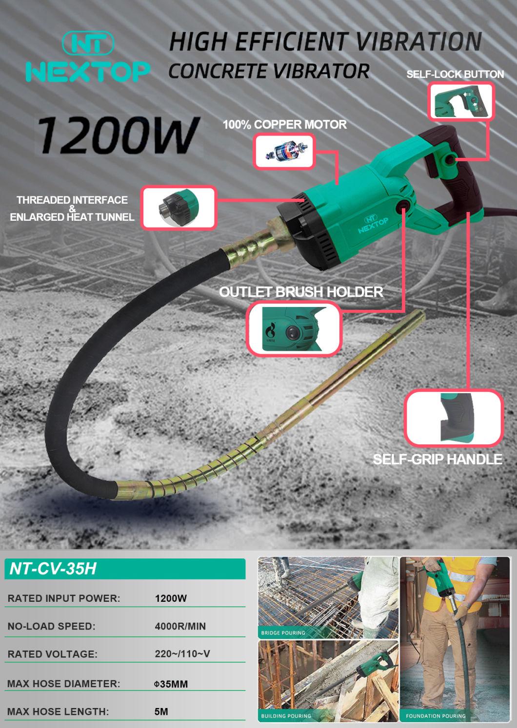 Nextop High Quality Electric Handy 35mm Socket Concrete Vibrator