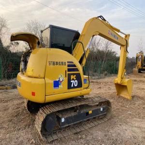 High Quality and Good Condition Hot Sale Used/Second Hand Komatsu PC70 Excavator/Hydralic Excavators/Crawler Excavator/Digger