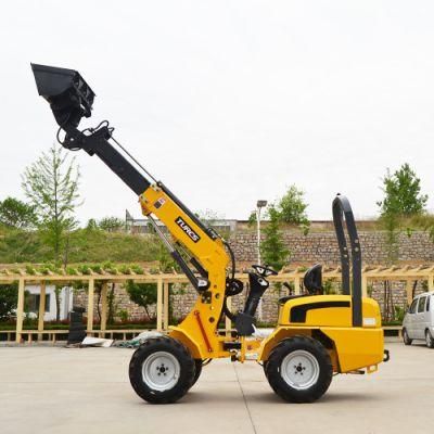 Mini Small Wheel Telescopic Loader 600 Kg with Attachment