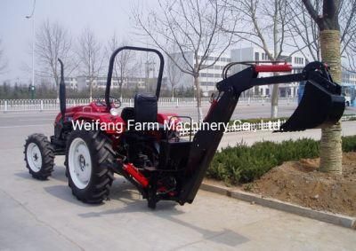 Tractor Fitted Digging Machinery Backhoe Excavator