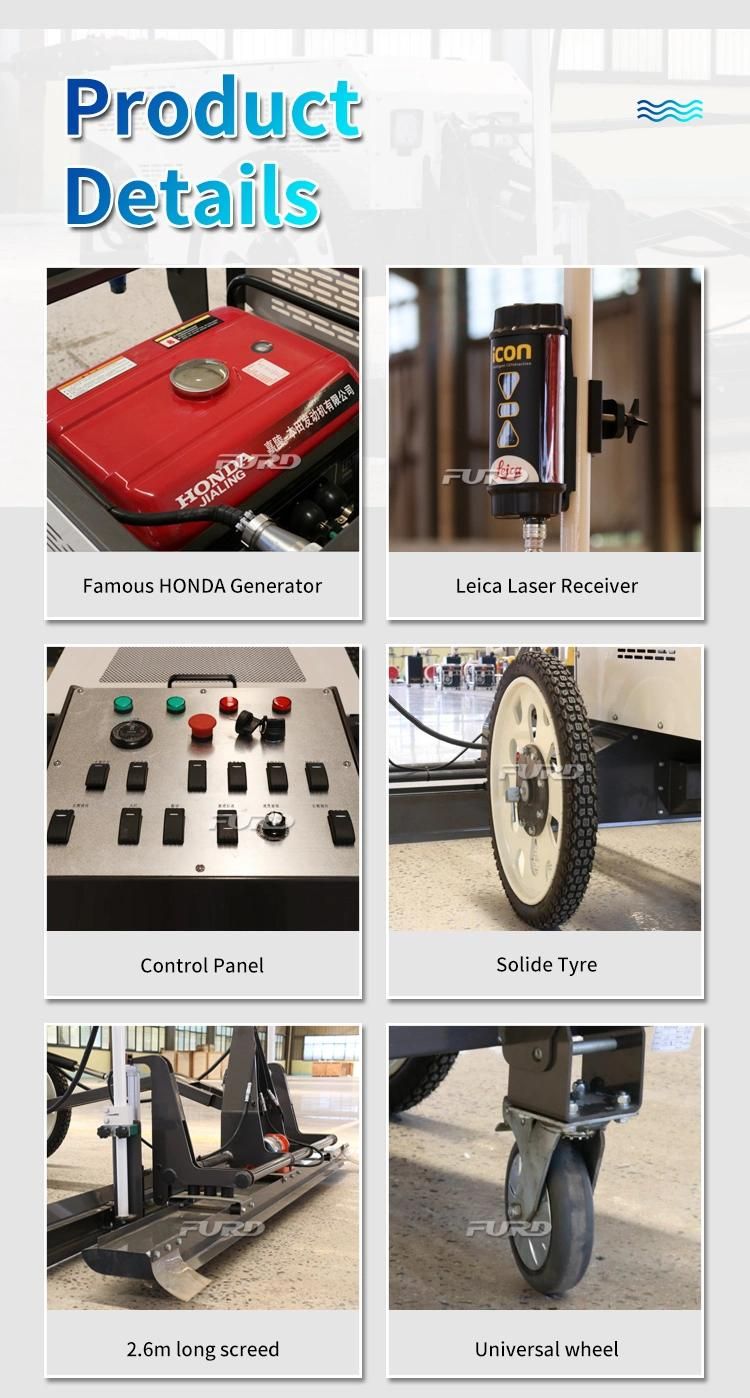 Walk Behind Lightweight Concrete Laser Screed