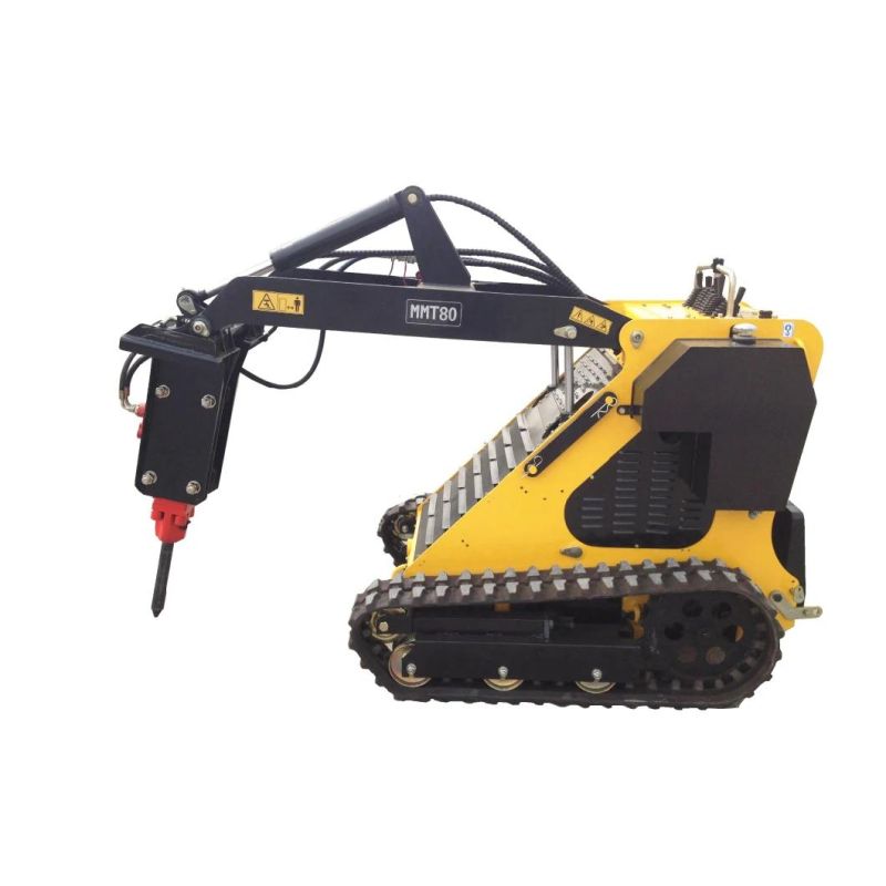 China Hydraulic Mini Skid Steer Loader with Variously Attachment for Sale