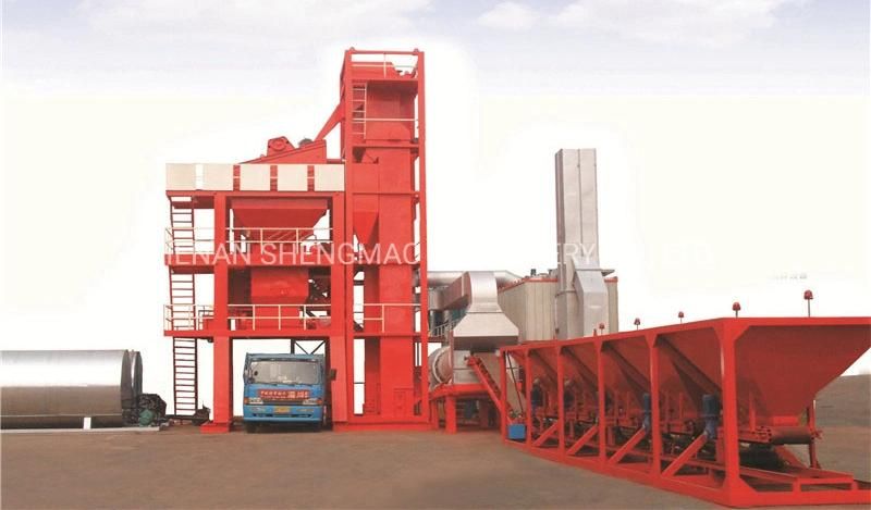 China Supplier New 80t/H Mini Hot Mix Stationary Asphalt Plant with Mixer for Sale in Philippines