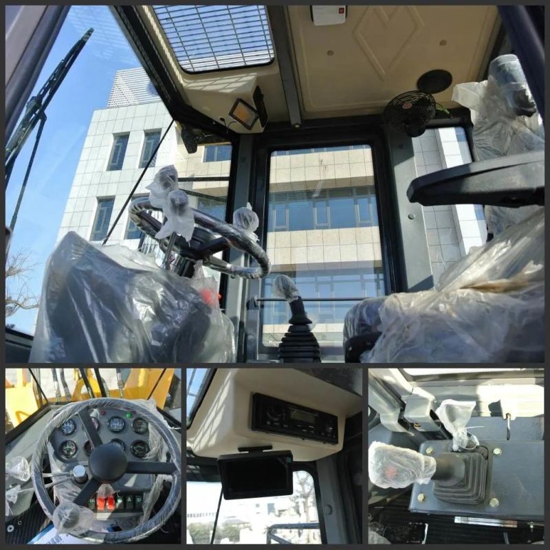 Popular Design 2t Wheel Loader with Full View Cabin