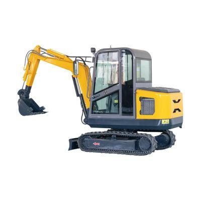 Ce Approved Closed Cabin Hydraulic Mini Excavator with Competitive Prices