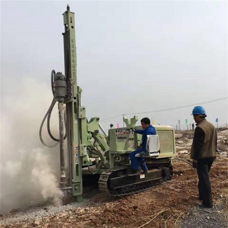 Ground Solar PV Screw Auger Piles Drilling Rig Machine