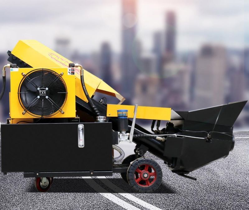 Mini Hydraulic Type Concrete Pump Cement Mortar Conveying Pump for Pouring Use