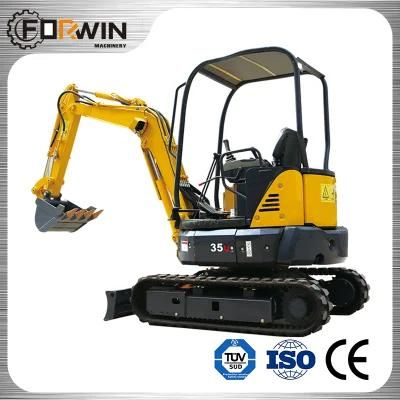 Fw35u Household Trencher Agricultural Small Digging Machine EPA Mini Excavators with Quick Hitch for Sale