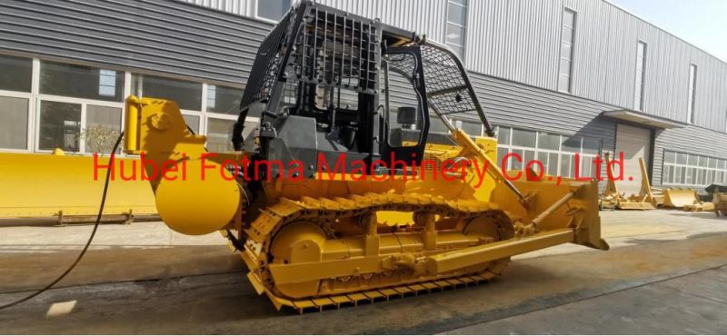 160HP Forest Lumbering Bulldozer 16f Dozer with Winch to Pull Logs