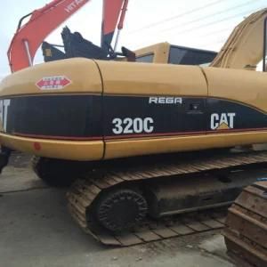 Used Caterpillar Crawler Walking Excavator/Secondhand Hydraulic Digger (320C)