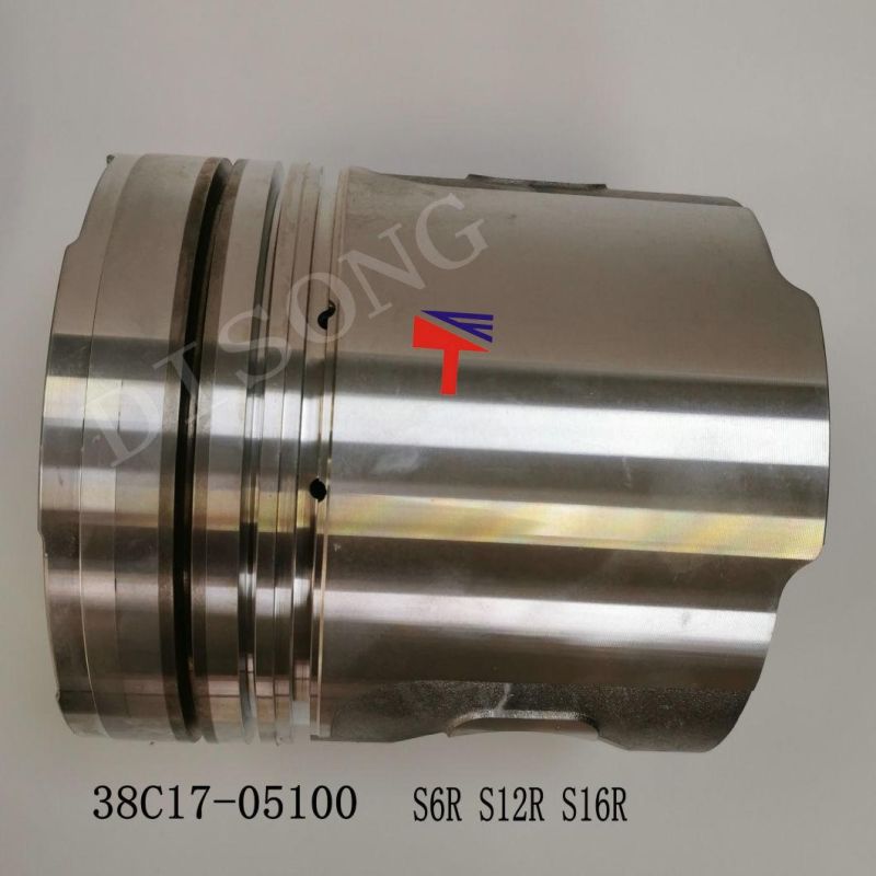 High-Performance Diesel Engine Engineering Machinery Parts Piston 38c17-05100 for Diesel Engine Parts S6r2 S12r S16r Generator Set