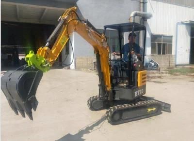 Mini Bagger Digger 2 Ton 2000kgs Digging Machine Mini Crawler Excavators