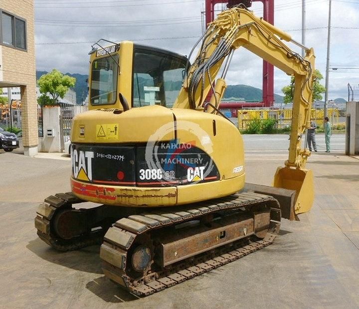 8 Ton Excavator Cat 308c Excavadora Usada Excavatrice Pelle Hydraulic Crawler Excavator Second Hand Mini Small Construction Machinery Japan Excavators