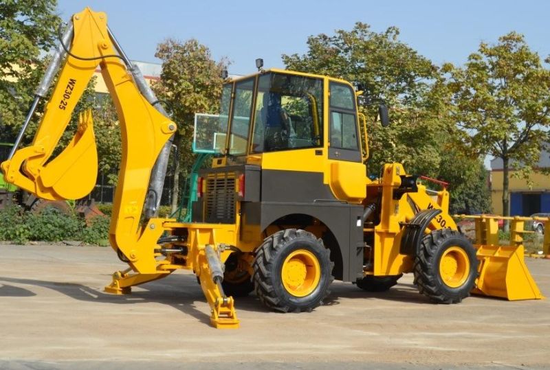 Forload Brand Wz30-25 Mini Backhoe Wheel Loader, Tractor Loader Bucket for Sale